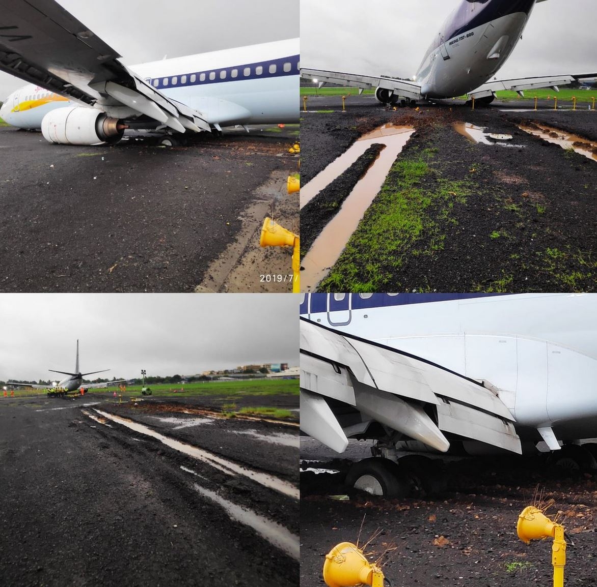 民航早報(bào)：香料航空737雨中在孟買(mǎi)沖出跑道-上海機(jī)場(chǎng)