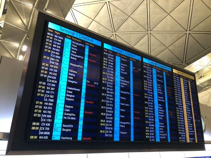 8月5日中午起香港機場采用單跑道運營-空運港口
