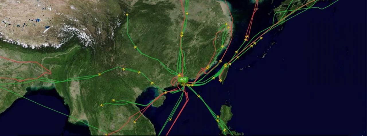 香港機(jī)場(chǎng)已取消進(jìn)出港航班230架次-深圳出口空運(yùn)