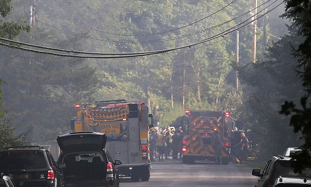 美國(guó)一載3人飛機(jī)墜入民居 造成1人死亡1人受傷