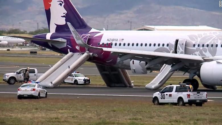 煙霧彌漫致夏威夷航空飛機緊急降落 7名乘客入院