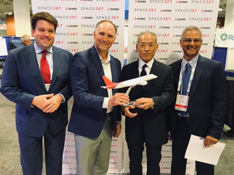 三菱飛機公司收獲100架SpaceJet M100飛機訂單