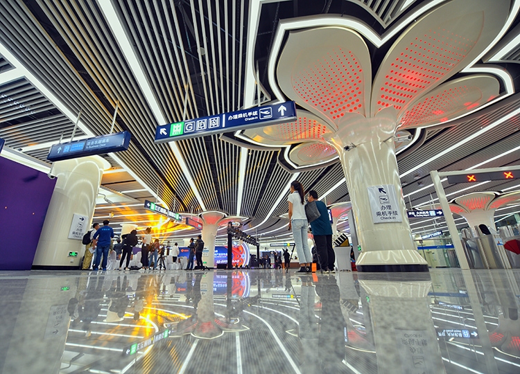 圖集|大興機場空軌聯(lián)運上線城市航站樓草橋站亮相