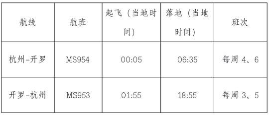 杭州直飛開羅航線11月開通 航線網(wǎng)絡(luò)實(shí)現(xiàn)覆蓋五大洲（附圖）-迪拜國(guó)際快遞