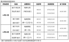 國際快遞查詢大韓航空冬季時(shí)刻開啟 三條中國新航線正式啟航（附圖）