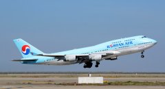 國際快遞查詢-大韓航空747-400客機計劃于11月中退役