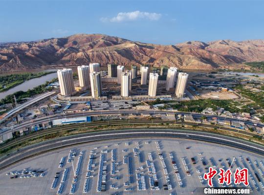 圖為甘肅(蘭州)國際陸港航拍圖。(資料圖)甘肅(蘭州)國際陸港供圖