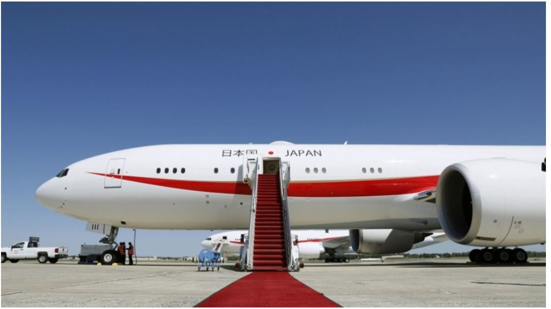 日本首相專機(jī)飛行途中突發(fā)輕微火情