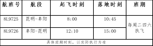 土耳其的空運(yùn)-祥鵬航空冬航季新開昆明=阜陽(yáng)等三條云南進(jìn)出港航線（附圖）