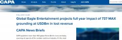 上海貨運(yùn)-737MAX停飛致全球鷹娛樂全年損失約800萬(wàn)美元