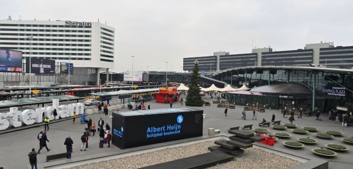 荷蘭連鎖超市AlbertHeijn在史基浦機場開設(shè)了數(shù)字商店