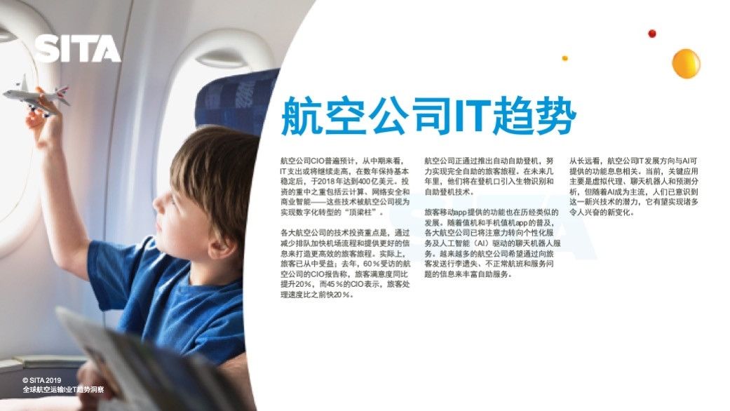上海空運-SITA發(fā)布2019航空運輸業(yè)IT趨勢洞察報告