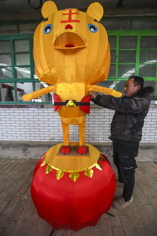 扎燈籠,迎新年