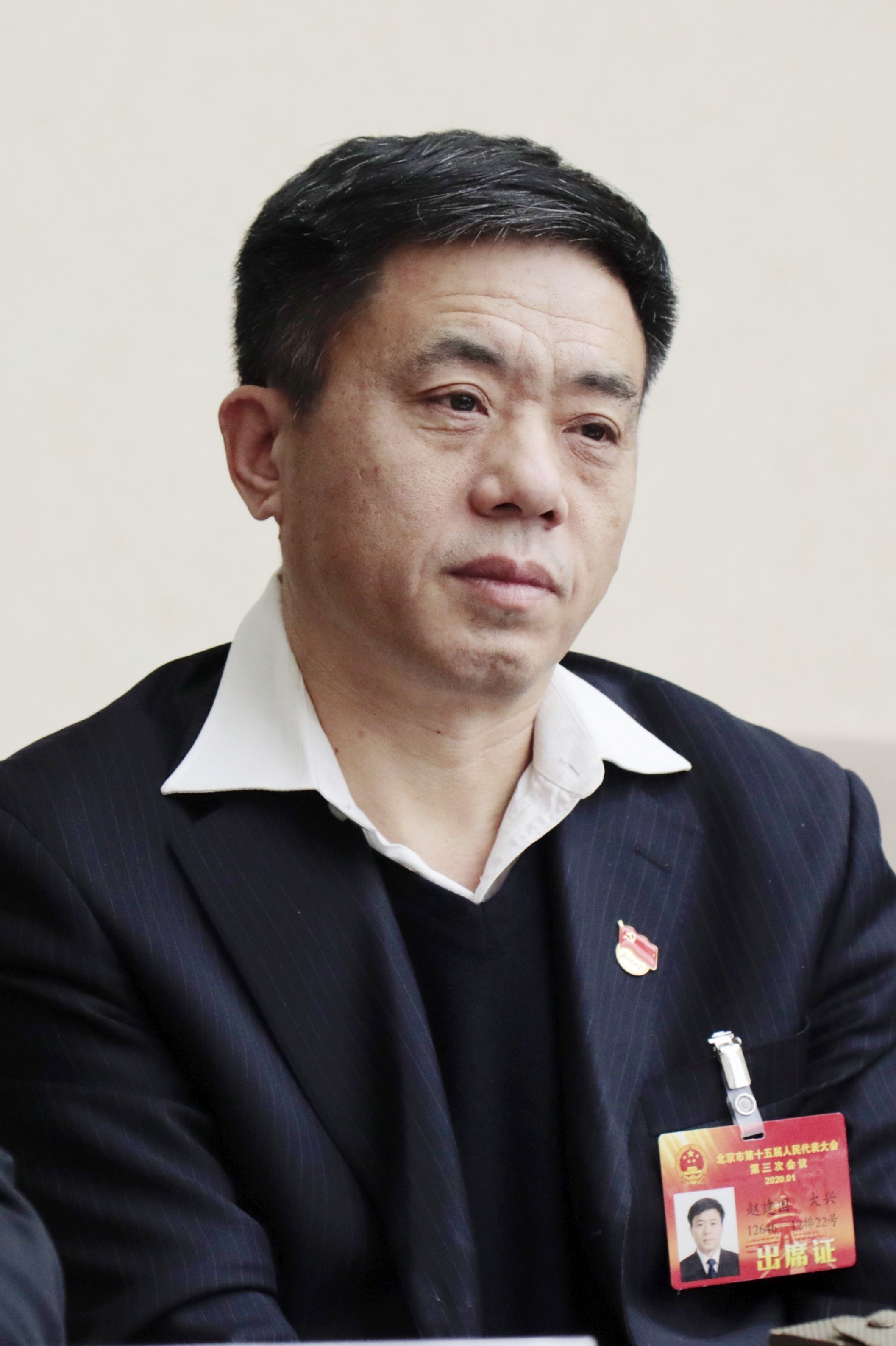 北京市人大代表趙建國。攝影/新京報記者