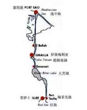 深圳出口空運-蘇伊士運河新航道及其對船舶尺度和探照燈的要求