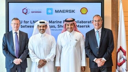 空運價格-馬士基Qatargas和殼牌合作船用LNG燃料