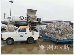 約旦空運(yùn)-兩架專機(jī)馳援武漢 32噸藥品口罩抵漢