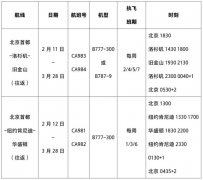 香港空運(yùn)公司-國航調(diào)整美國航線 洛杉磯、舊金山等四城市不斷航（附圖）