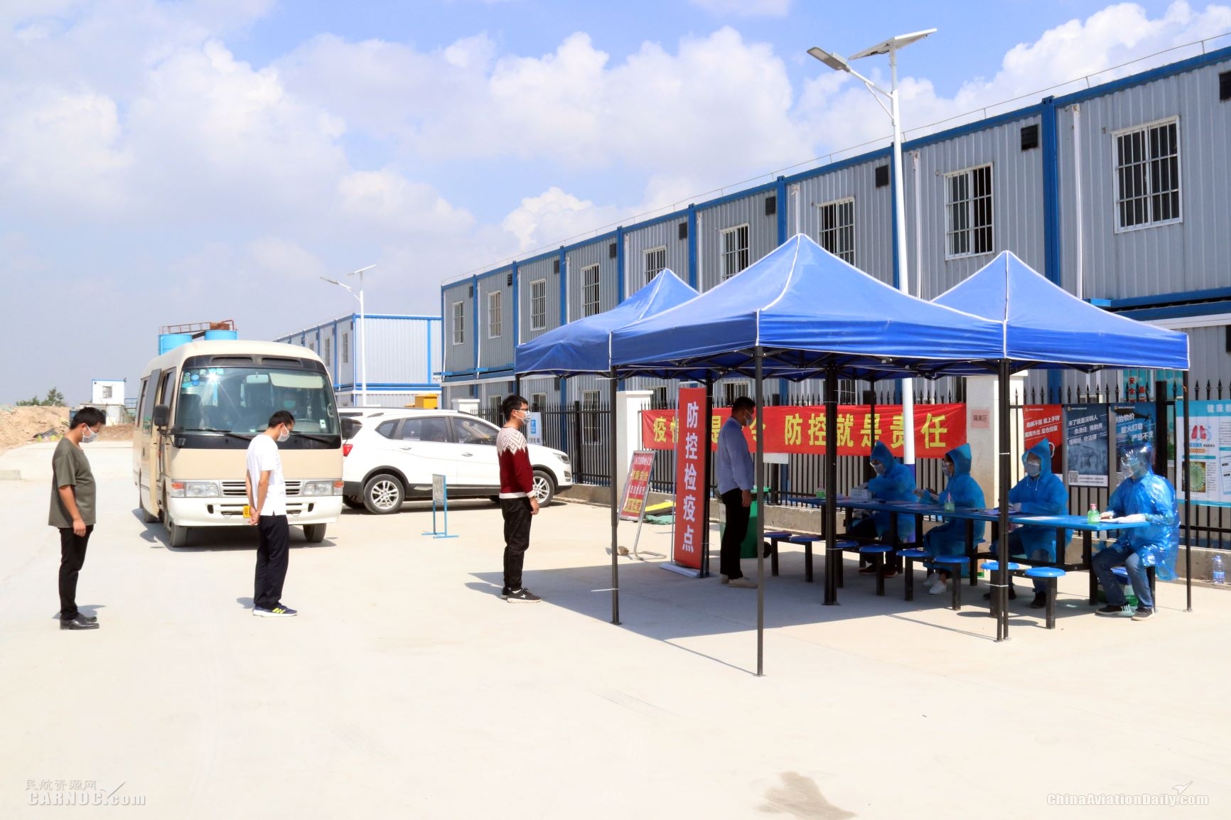 深圳機場積極做好施工現(xiàn)場防疫工作
