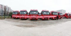 柬埔寨空運(yùn)110臺(tái)漢風(fēng)G7牽引車助力壽光物流