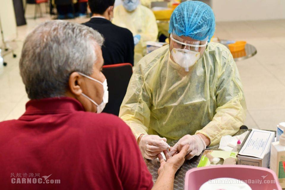 南非海運阿聯(lián)酋航空全球首家為旅客現(xiàn)場檢測新冠病毒