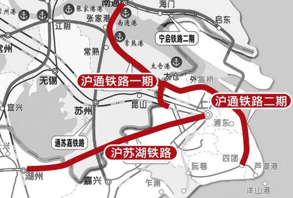 江蘇2條鐵路接入上海機(jī)場(chǎng)
