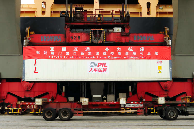 互聯(lián)互通，齊力抗疫——太平船務(wù)自廈門遠海碼頭冷鏈運輸抗疫民生物資（附圖）
-馬尼拉海運費