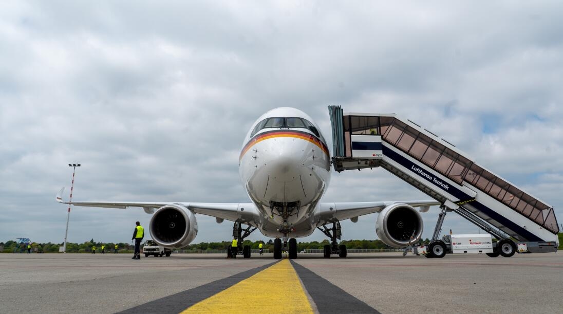 默克爾一號(hào) 德國接收首架A350政府專機(jī)