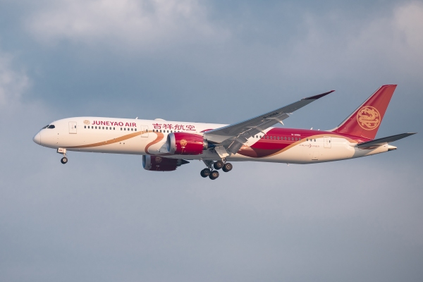 吉祥航空4月國(guó)際貨郵運(yùn)載量同比增88.83%