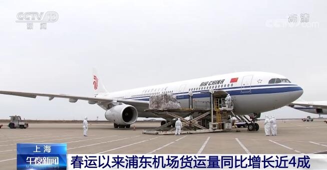 受航空運(yùn)輸需求旺盛帶動 春運(yùn)以來浦東機(jī)場貨運(yùn)量同比增長近4成